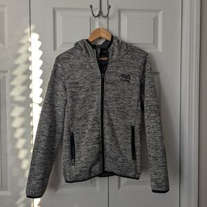 California Bear Full-Zip Jacket | Women’s Large Black & White Heather
